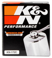 Load image into Gallery viewer, K&amp;N Oil Filter Powersports Canister Chrome Oil Filters K&amp;N Engineering   
