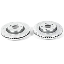 Load image into Gallery viewer, Power Stop 08-09 Pontiac G8 Front Evolution Drilled &amp; Slotted Rotors - Pair Brake Rotors - Slot &amp; Drilled PowerStop
