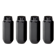 McGard Hex Lug Nut (Cone Seat) M14X2.0 / 13/16 Hex / 2.25in. Length (4-Pack) - Black Lug Nuts McGard
