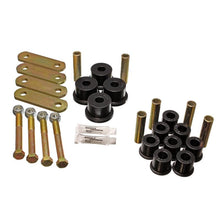 Load image into Gallery viewer, Energy Suspension 64-73 Ford Mustang Black Heavy Duty Shackle Set Bushing Kits Energy Suspension
