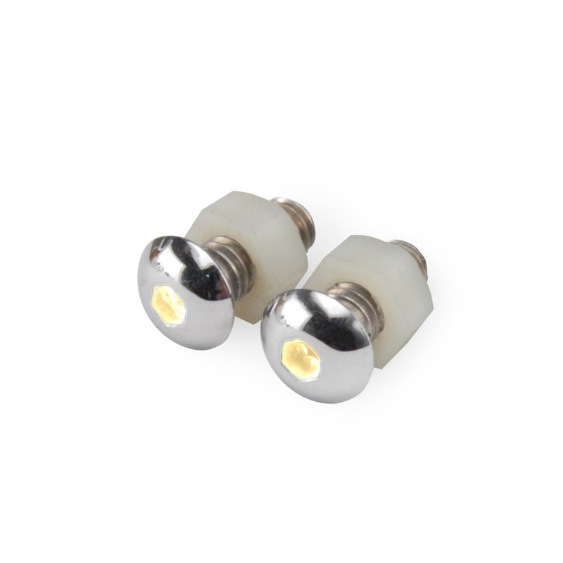 DEI LED Lighted Button Head Bolts Universal Accent Lighting - 2-pack - White Bulbs DEI