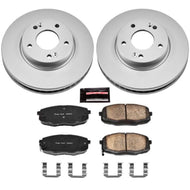 Power Stop 14-16 Kia Soul Front Z17 Evolution Geomet Coated Brake Kit Brake Kits - Performance Blank PowerStop