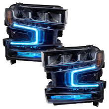 Load image into Gallery viewer, Oracle 19-21 Chevy Silverado 1500 RGB+W Headlight DRL Kit - ColorSHIFT w/o Controller SEE WARRANTY Headlights ORACLE Lighting

