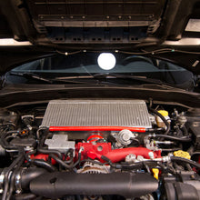 Load image into Gallery viewer, Mishimoto Subaru 08-15 WRX STi Top-Mount Intercooler Kit - Powder Coated Silver &amp; Red Hoses Intercoolers Mishimoto
