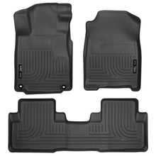 Load image into Gallery viewer, Husky Liners 2012 Honda CR-V WeatherBeater Combo Black Floor Liners Floor Mats - Rubber Husky Liners
