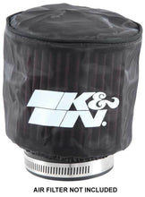 Load image into Gallery viewer, K&amp;N Black DryCharger Round Straight Air Filter Wrap 4.5in ID x 4in H Pre-Filters K&amp;N Engineering   
