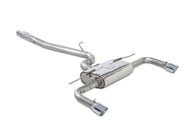 AWE Tuning Audi 8V A3 Touring Edition Exhaust - Dual Outlet Chrome Silver 90 mm Tips Catback AWE Tuning   