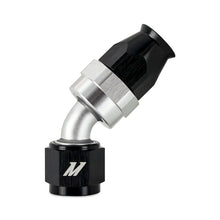 Load image into Gallery viewer, Mishimoto Aluminum PTFE -8AN 45 Degree Fitting Black Fittings Mishimoto

