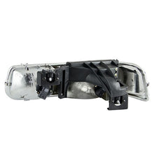 Load image into Gallery viewer, ANZO 1999-2002 Chevrolet Silverado 1500 Crystal Headlights Black Headlights ANZO
