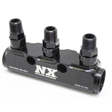Load image into Gallery viewer, Nitrous Express Fuel Log 3 Port w/ Fittings Fuel Rails Nitrous Express

