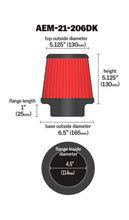 Load image into Gallery viewer, AEM 4.50 in Short Neck 5 in Element Filter Air Filters - Universal Fit AEM Induction
