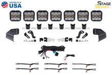 Load image into Gallery viewer, Diode Dynamics Bronco SS5 Pro CrossLink Windshield - White Combo Lightbar Kit Light Bars &amp; Cubes Diode Dynamics   
