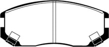 Load image into Gallery viewer, EBC 91-94 Dodge Colt 1.5 Ultimax2 Front Brake Pads Brake Pads - OE EBC   
