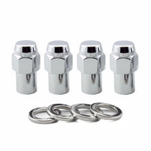Load image into Gallery viewer, McGard Hex Lug Nut (Reg. Shank - .746in.) 1/2-20 / 13/16 Hex / 1.65in. Length (4-Pack) - Chrome Lug Nuts McGard
