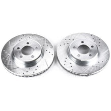 Load image into Gallery viewer, Power Stop 05-19 Chrysler 300 Front Evolution Drilled &amp; Slotted Rotors - Pair Brake Rotors - Slot &amp; Drilled PowerStop

