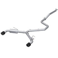 Load image into Gallery viewer, MBRP 22-23 Hyundai Elantra N 2.0L Turbo T304  5in OD CF Tips Dual Outlet 3in Cat Back Exhaust Catback MBRP   

