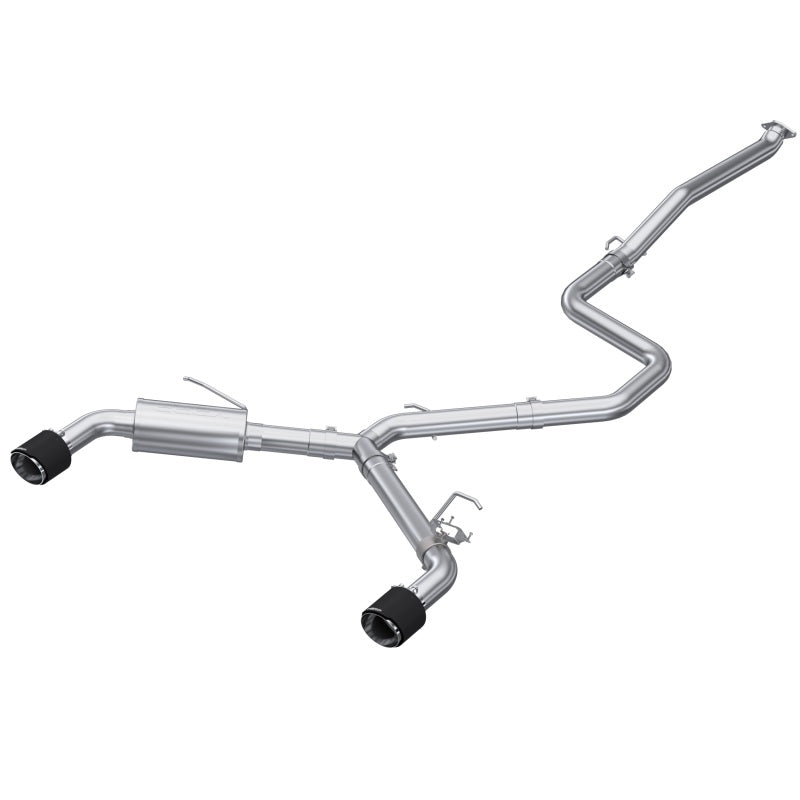 MBRP 22-23 Hyundai Elantra N 2.0L Turbo T304  5in OD CF Tips Dual Outlet 3in Cat Back Exhaust Catback MBRP   