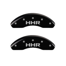 Load image into Gallery viewer, MGP Front set 2 Caliper Covers Engraved Front HHR Black finish silver ch Caliper Covers MGP
