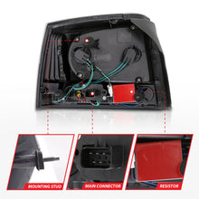 Load image into Gallery viewer, ANZO 2006-2008 Dodge Charger LED Taillights Black Tail Lights ANZO
