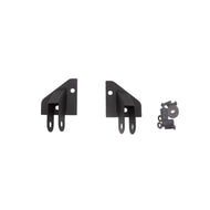 Rampage 1987-1995 Jeep Wrangler(YJ) Mirror Relocation Brackets - Black Side Mirrors Rampage