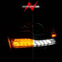 Load image into Gallery viewer, ANZO 09-18 Dodge Ram 1500/2500/3500 LED Plank Style Headlights Switchback + Sequential - Matte Black Headlights ANZO
