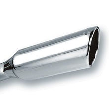 Load image into Gallery viewer, Borla 2.25in Inlet 4in Round Rolled Angle Cut x 12in Long Embossed Exhaust Tip Tips Borla
