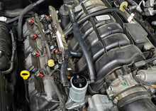 Load image into Gallery viewer, J&amp;L 05-23 Dodge Charger 5.7L Hemi Passenger Side Oil Separator 3.0 - Clear Anodized Oil Separators J&amp;L

