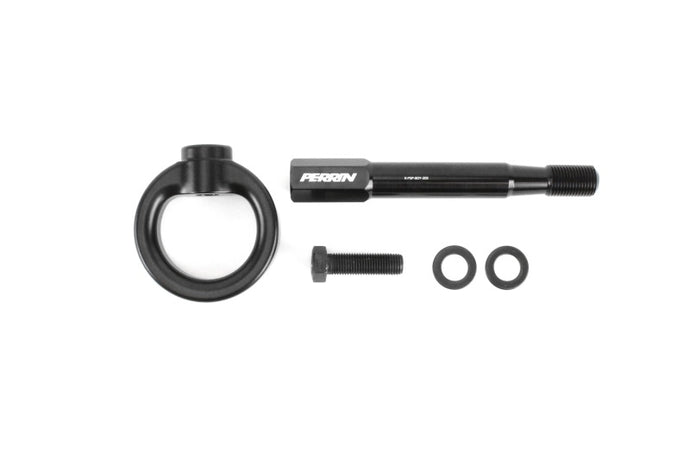 Perrin 2022+ BRZ/GR86 Tow Hook Kit (Front) - Black Tow Hooks Perrin Performance   