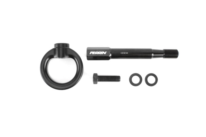 Perrin 2022+ BRZ/GR86 Tow Hook Kit (Front) - Black Tow Hooks Perrin Performance   