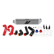 Load image into Gallery viewer, Mishimoto 2016+ Honda Civic 1.5T / 2017+ Honda Civic Si Silver Intercooler Kit w/Red Pipes Intercooler Kits Mishimoto
