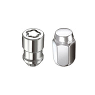 McGard 4 Lug Hex Install Kit w/Locks (Cone Seat Nut) M12X1.5 / 13/16 Hex / 1.5in. Length - Chrome Lug Nuts McGard