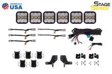 Load image into Gallery viewer, Diode Dynamics Bronco SS5 6-Pod CrossLink Grille Lightbar Kit Sport - White Combo Light Bars &amp; Cubes Diode Dynamics   
