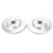 Load image into Gallery viewer, Power Stop 13-16 Mercedes-Benz GL350 Front Evolution Drilled &amp; Slotted Rotors - Pair Brake Rotors - Slot &amp; Drilled PowerStop
