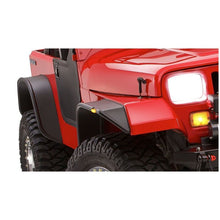 Load image into Gallery viewer, Bushwacker 87-95 Jeep Wrangler Flat Style Flares 4pc Excludes Renegade - Black Fender Flares Bushwacker

