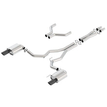 Load image into Gallery viewer, Borla Atak Cat-Back 15-17 Ford Mustang GT 5.0L V8 MT/AT 3in pipe 4in Black Chrome Tips Catback Borla
