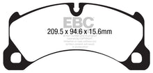 Load image into Gallery viewer, EBC 10+ Porsche Cayenne 3.6 Yellowstuff Front Brake Pads Brake Pads - Performance EBC   
