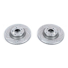 Load image into Gallery viewer, Power Stop 10-16 Hyundai Genesis Coupe Front Evolution Drilled &amp; Slotted Rotors - Pair Brake Rotors - Slot &amp; Drilled PowerStop   
