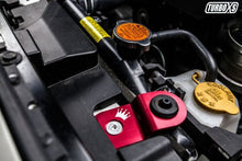 Load image into Gallery viewer, Turbo XS 15-16 Subaru WRX/STI Billet Aluminum Radiator Stay - Red Radiator Stays Turbo XS
