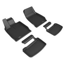 Load image into Gallery viewer, 3D MAXpider 21-23 Porsche Taycan Kagu Black R1 R2 Floor Mats - Rubber 3D MAXpider   
