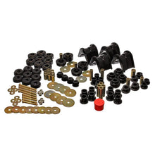 Load image into Gallery viewer, Energy Suspension 66-77 Ford Bronco 4WD (w/ 2 Deg C-Bushings) Black Hyper-Flex Master Bushing Set Bushings - Full Vehicle Kits Energy Suspension
