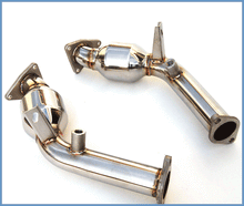 Load image into Gallery viewer, Invidia 09+ Nissan 370Z / Infiniti G37 60mm High Flow Cat w/ Bracket Connecting Pipes Invidia
