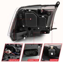 Load image into Gallery viewer, ANZO 2009-2018 Dodge Ram 1500 Projector Plank Style Switchback H.L Halo Chrome Amber (OE Style) Headlights ANZO
