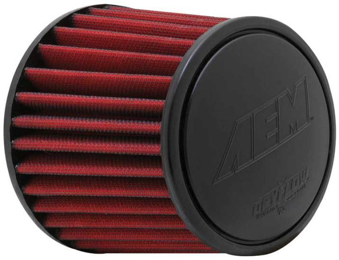 AEM 3.25 in DRY Flow Short Neck 5 in Element Filter Air Filters - Universal Fit AEM Induction