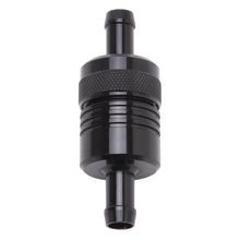 Load image into Gallery viewer, Edelbrock Fuel Filter Aluminum 3In X 01/ 1/8In 3/8In Inlet/Outlet Black Fuel Filters Edelbrock
