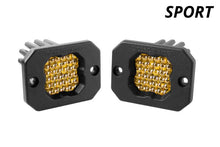 Load image into Gallery viewer, Diode Dynamics Stage Series C1 LED Pod Sport - Yellow Flood Flush ABL (Pair) Light Accessories and Wiring Diode Dynamics   
