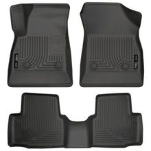 Load image into Gallery viewer, Husky Liners 2016-2017 Chevrolet Cruze WeatherBeater Combo Floor Liners - Black Floor Mats - Rubber Husky Liners
