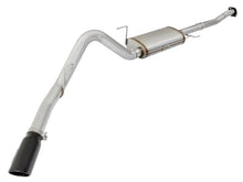 Load image into Gallery viewer, aFe MACHForce XP SS Exhaust 3in to 3.5in Cat-Back w/ Black Tip 15 Ford F-150 EcoBoost V6 2.7/3.5Ltt Catback aFe
