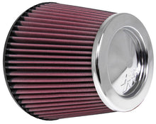 Load image into Gallery viewer, K&amp;N Universal Chrome Filter 6in Flange ID x 7.5in Base OD x 5in Top OD x 6in H Air Filters - Universal Fit K&amp;N Engineering   
