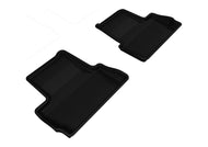 3D MAXpider 2012-2017 Buick Verano Kagu 2nd Row Floormats - Black Floor Mats - Rubber 3D MAXpider   