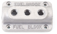 Load image into Gallery viewer, Edelbrock Fuel Block Triple As Cast Carburetors Edelbrock
